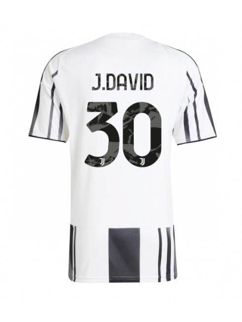 Juventus Jonathan David #30 Heimtrikot 2025-26 Kurzarm Juventus Jonathan David #30 Heimtrikot 2025-26 Kurzarm